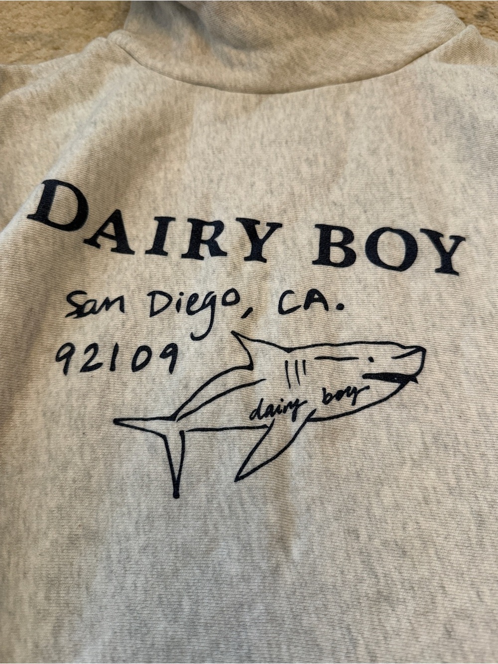 Rare Dairy Boy San Diego Turtleneck Sweatshirt XS/S - Picture 2 of 8